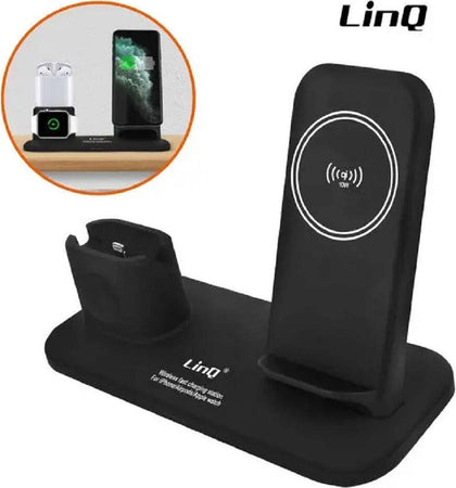 Stazione Di Ricarica Rapida Wireless 3 In 1 Per Iphone Apple Watch Airpods W8899 Elettronica/Cellulari e accessori/Accessori/Caricabatterie/Caricabatterie a induzione Trade Shop italia - Napoli, Commerciovirtuoso.it