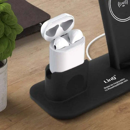 Stazione Di Ricarica Rapida Wireless 3 In 1 Per Iphone Apple Watch Airpods W8899 Elettronica/Cellulari e accessori/Accessori/Caricabatterie/Caricabatterie a induzione Trade Shop italia - Napoli, Commerciovirtuoso.it