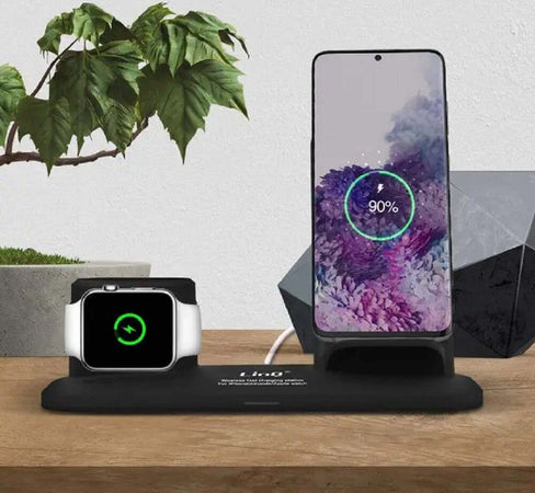 Stazione Di Ricarica Rapida Wireless 3 In 1 Per Iphone Apple Watch Airpods W8899 Elettronica/Cellulari e accessori/Accessori/Caricabatterie/Caricabatterie a induzione Trade Shop italia - Napoli, Commerciovirtuoso.it