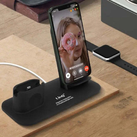 Stazione Di Ricarica Rapida Wireless 3 In 1 Per Iphone Apple Watch Airpods W8899 Elettronica/Cellulari e accessori/Accessori/Caricabatterie/Caricabatterie a induzione Trade Shop italia - Napoli, Commerciovirtuoso.it