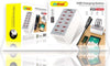 Stazione Di Ricarica Usb Dock Con 12 Porte Usb 60w Multifunzione Presa Q-cd12p Elettronica/Cellulari e accessori/Accessori/Caricabatterie/Caricabatterie universali Trade Shop italia - Napoli, Commerciovirtuoso.it