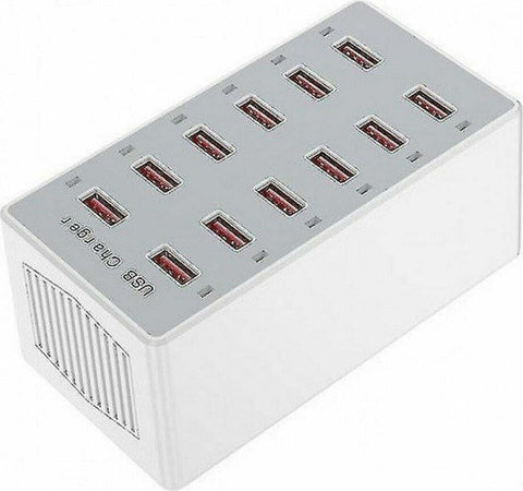 Stazione Di Ricarica Usb Dock Con 12 Porte Usb 60w Multifunzione Presa Q-cd12p Elettronica/Cellulari e accessori/Accessori/Caricabatterie/Caricabatterie universali Trade Shop italia - Napoli, Commerciovirtuoso.it