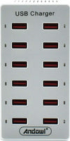 Stazione Di Ricarica Usb Dock Con 12 Porte Usb 60w Multifunzione Presa Q-cd12p Elettronica/Cellulari e accessori/Accessori/Caricabatterie/Caricabatterie universali Trade Shop italia - Napoli, Commerciovirtuoso.it