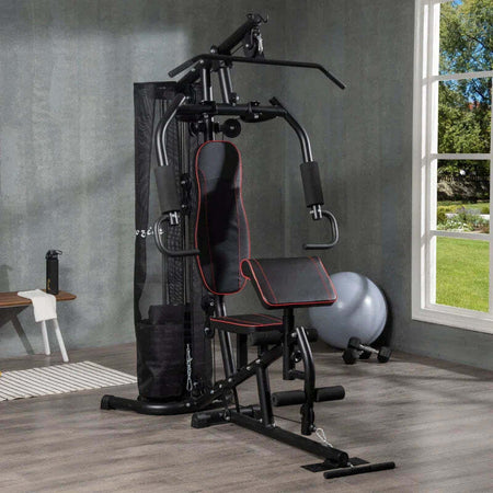 Stazione-Fitness-con-Pesi-da-45kg-in-Acciaio-per-Allenamento-a-Casa,-170x104x205cm,-Nero-ZX8A91-234V00BKZX8