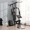 Stazione-Fitness-Multifunzione-per-Allenamento-a-Casa-e-Professionale-in-Acciaio,-148x108x207-cm,-Nero-ZM4A91-132ZM4