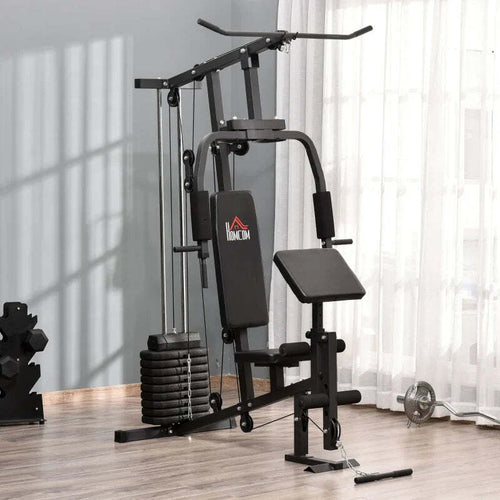 Stazione-Fitness-Multifunzione-per-Allenamento-a-Casa-e-Professionale-in-Acciaio,-148x108x207-cm,-Nero-ZM4A91-132ZM4