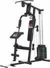 Stazione-Fitness-Multifunzione-Power-Tower-con-Pesi-fino-45kg-e-Panca-Imbottita,-135x103x210cm-SD5A91-177SD5