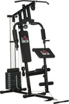 Stazione-Fitness-Multifunzione-Power-Tower-con-Pesi-fino-45kg-e-Panca-Imbottita,-135x103x210cm-SD5A91-177SD5