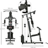 Stazione-Fitness-Multifunzione-Power-Tower-con-Pesi-fino-45kg-e-Panca-Imbottita,-135x103x210cm-SD5A91-177SD5