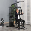 Stazione-Fitness-Palestra-Multifunzione-per-Allenamento-a-Casa-e-Professionale,-Acciaio-150x110x210cm-Nero-ZB5A91-134BKZB5