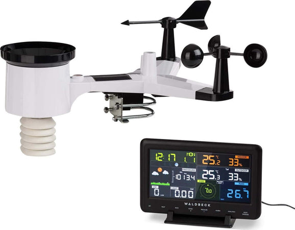 Stazione Meteo Barometrica Professionale Con Data Ora Radiocontrollata Wifi App Orologi e Sveglie Trade Shop italia - Napoli, Commerciovirtuoso.it