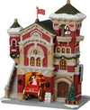 Stazione Pompieri, edificio luminoso per villaggio di Natale in Porcellana‎ Casa e cucina/Decorazioni per interni/Addobbi e decorazioni per ricorrenze/Decorazioni natalizie/Oggettistica MagiediNatale.it - Altamura, Commerciovirtuoso.it