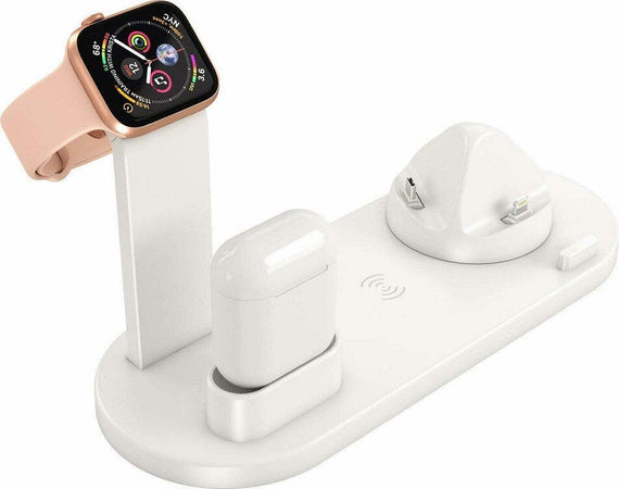 Stazione Ricarica Wireless 4 In 1 Qi Air Pods Iphone Compatibile Micro Usb Type C Basi Ricarica Trade Shop italia - Napoli, Commerciovirtuoso.it
