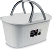 Stefanplast Elegance Cesta portabiancheria con Manici, Bianco, cm 38x58x29,5h Casa e cucina/Organizzazione interni/Organizzazione lavanderia/Ceste per la biancheria Scontolo.net - Potenza, Commerciovirtuoso.it