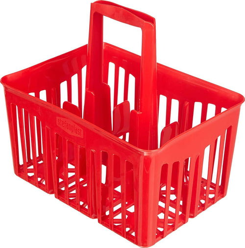 STEFANPLAST-Porta-bottiglie-cestello-6-posti-Rosso