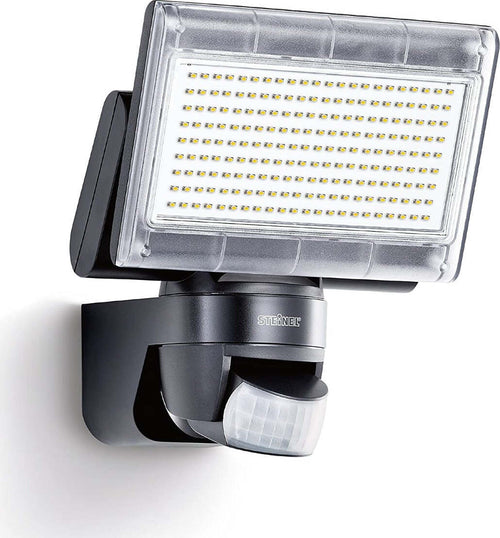 STEINEL---FARO-LED-CON-SENSORE-PER-ESTERNO-NERO