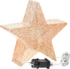 Stella a 5 punte luminosa con led a luce calda in metallo traforata decorazione natalizia Casa e cucina/Decorazioni per interni/Addobbi e decorazioni per ricorrenze/Decorazioni natalizie/Luci natalizie/Catene luminose per esterni MagiediNatale.it - Altamura, Commerciovirtuoso.it