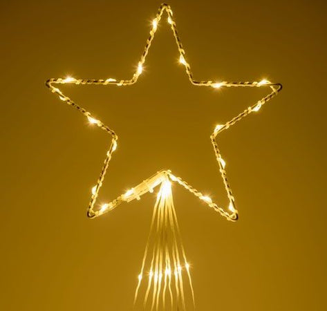 Stella cometa 3 m, con gocce led bianco caldo per addobbi e decorazioni natalizie Casa e cucina/Decorazioni per interni/Addobbi e decorazioni per ricorrenze/Decorazioni natalizie/Presepi/Statuine e fondali per il presepe MagiediNatale.it - Altamura, Commerciovirtuoso.it