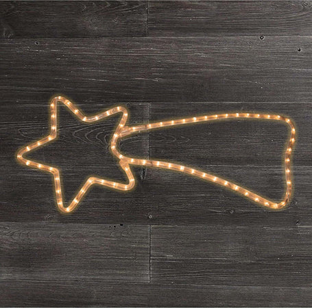 Stella cometa con tubo a Led Luce Calda decorazione natalizia da esterno 64 cm Casa e cucina/Decorazioni per interni/Addobbi e decorazioni per ricorrenze/Decorazioni natalizie/Luci natalizie/Catene luminose per esterni MagiediNatale.it - Altamura, Commerciovirtuoso.it