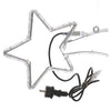 Stella cometa con tubo a Led Luce Calda decorazione natalizia da esterno 64 cm