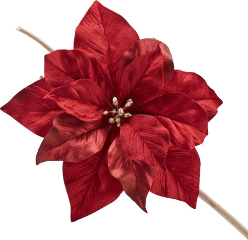 Stella di Natale in velluto, colore rosso, decorazione con clip Ø 30 cm Casa e cucina/Decorazioni per interni/Addobbi e decorazioni per ricorrenze/Decorazioni natalizie/Ghirlande e corone MagiediNatale.it - Altamura, Commerciovirtuoso.it