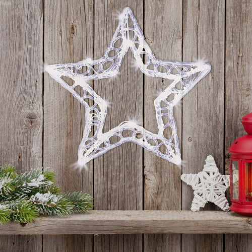 Stella in acrilico a led h 28 cm effetto gel luce fredda a batteria decorazione natalizia Casa e cucina/Decorazioni per interni/Addobbi e decorazioni per ricorrenze/Decorazioni natalizie/Luci natalizie/Catene luminose per esterni MagiediNatale.it - Altamura, Commerciovirtuoso.it