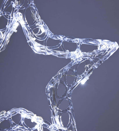 Stella in acrilico a led h 28 cm effetto gel luce fredda a batteria decorazione natalizia Casa e cucina/Decorazioni per interni/Addobbi e decorazioni per ricorrenze/Decorazioni natalizie/Luci natalizie/Catene luminose per esterni MagiediNatale.it - Altamura, Commerciovirtuoso.it