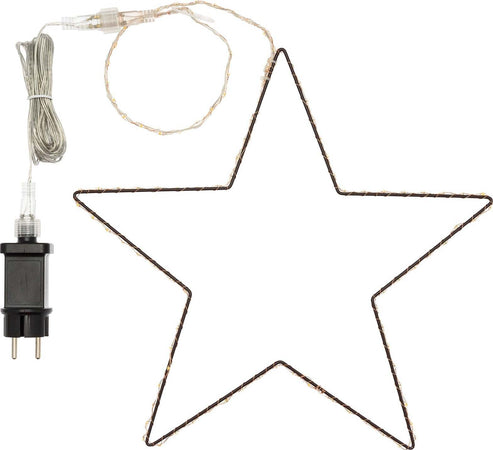 Stella luminosa a 5 punte con micro led bianco caldo decorazione natalizia per esterno appendibile Casa e cucina/Decorazioni per interni/Addobbi e decorazioni per ricorrenze/Decorazioni natalizie/Luci natalizie/Catene luminose per esterni MagiediNatale.it - Altamura, Commerciovirtuoso.it