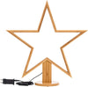 Stella luminosa a led luce bianco caldo con base in legno naturale decorazione natalizia Casa e cucina/Decorazioni per interni/Addobbi e decorazioni per ricorrenze/Decorazioni natalizie/Luci natalizie/Catene luminose per esterni MagiediNatale.it - Altamura, Commerciovirtuoso.it