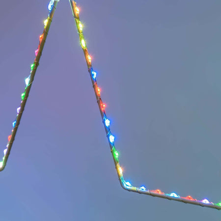 Stella luminosa con luce multicolore RGB a led da appendere per interno ed esterno Casa e cucina/Decorazioni per interni/Addobbi e decorazioni per ricorrenze/Decorazioni natalizie/Luci natalizie/Catene luminose per esterni MagiediNatale.it - Altamura, Commerciovirtuoso.it