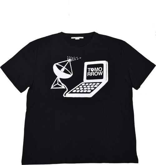 STELLA-McCARTNEY-Stella-McCartney-T-shirt-Nera-Uomo-Cotone-Stampa-Mod.MN0453010SIP041000-da-uomo