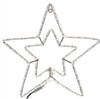 Stella natalizia decorativa doppia con lampeggi luce fredda h 55 cm Casa e cucina/Decorazioni per interni/Addobbi e decorazioni per ricorrenze/Decorazioni natalizie/Luci natalizie/Catene luminose per esterni MagiediNatale.it - Altamura, Commerciovirtuoso.it