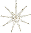 Stella natalizia luminosa per albero di Natale, appendibile, color Oro, con 40 LED, da 50 cm Casa e cucina/Decorazioni per interni/Addobbi e decorazioni per ricorrenze/Decorazioni natalizie/Luci natalizie/Catene luminose per esterni MagiediNatale.it - Altamura, Commerciovirtuoso.it