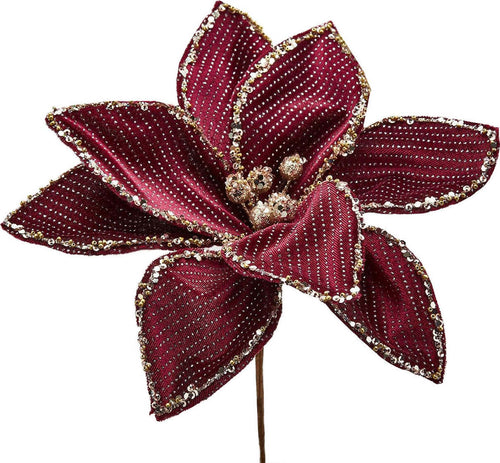 Stella rossa vermiglio vellutata decorazione natalizia ramo decorativo per arredamento Casa e cucina/Decorazioni per interni/Addobbi e decorazioni per ricorrenze/Decorazioni natalizie/Ghirlande e corone MagiediNatale.it - Altamura, Commerciovirtuoso.it