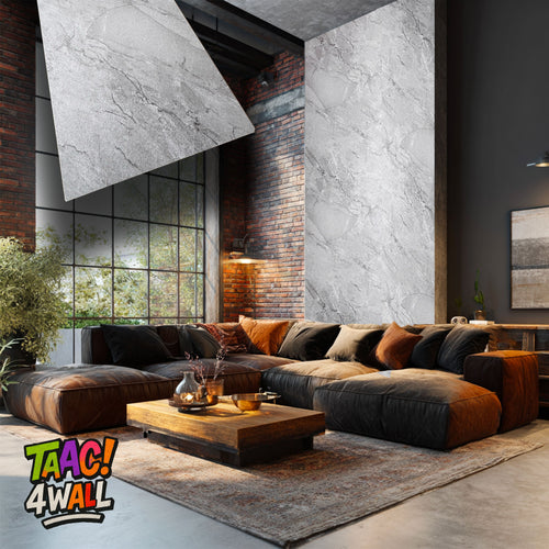 €16,99mq TAAC! 4WALL pacco da 5,76mq (4 pannelli) rivestimento a parete SPC Click 5x600x2400mm LUNA