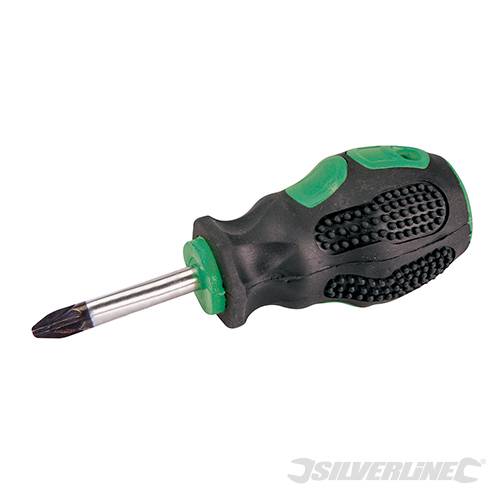 Cacciavite stella Silverline PZ2 x 38 mm punta croce in acciaio cromo Silverline