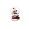 Palla di neve Babbo Natale con glitter neve decorazione natalizia 4,5 x h 6 cm