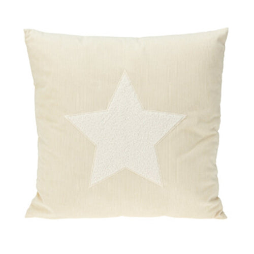 Cuscino natalizio in corduroy tinta unita per letto e divano 45 x 45 cm