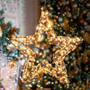 Stella di Natale luminosa a luce calda con effetto Flashled Diamond decorazione natalizia