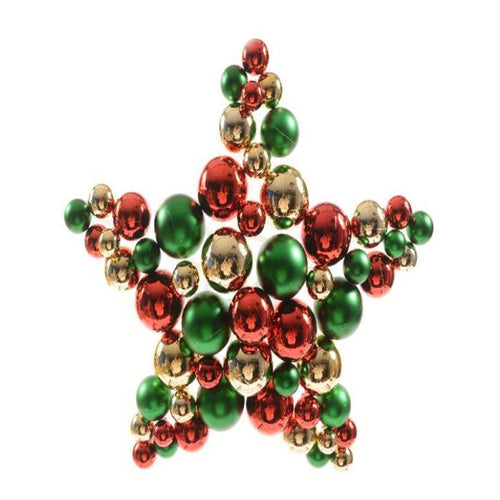 Stella di natale palle di natale multicolor decorazione natalizia