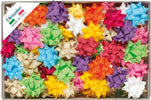 Stelle in Rafia sintetica - 14 mm - colori primaverili assortiti - Brizzolari - conf. 100 pezzi Casa e cucina/Decorazioni per interni/Addobbi e decorazioni per ricorrenze/Decorazioni natalizie/Fiocchi e nastri Eurocartuccia - Pavullo, Commerciovirtuoso.it