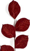 Stelo con foglie in velluto Rosso h 64 cm ramo per Alberi e Ghirlande natalizie Casa e cucina/Decorazioni per interni/Addobbi e decorazioni per ricorrenze/Decorazioni natalizie/Ghirlande e corone MagiediNatale.it - Altamura, Commerciovirtuoso.it