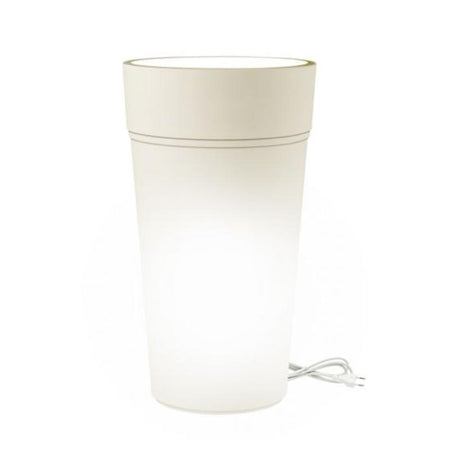 Vaso ''Stem Element con luce'' outdoor per fiori e piante.