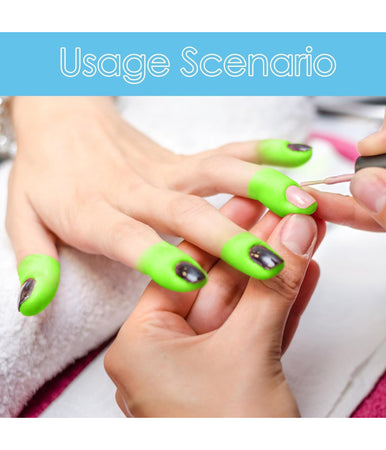 Stencil Per Smalto Unghie 30pz Adesivo Protezione Per Dita A Forma Di U Nail Art