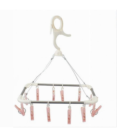 Stendibiancheria 12 Pinze Mollette Stendino Biancheria Asciugatura Gancio 79540