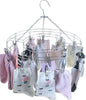 Stendibiancheria-15-Mollette-Tondo-Diametro-30cm-In-Acciaio-Stendino-Biancheria