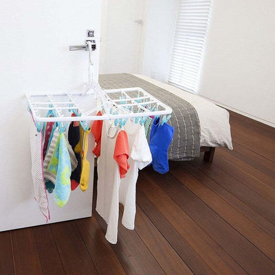 STENDIBIANCHERIA 24 MOLLETTE 40x34CM GANCIO PIEGHEVOLE STENDINO PLASTICA APPENDIBILE  Trade Shop italia - Napoli, Commerciovirtuoso.it