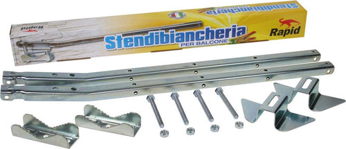 Stendibiancheria Giussani Rapid per balcone  in acciaio alta qualità Casa e cucina/Organizzazione interni/Organizzazione lavanderia/Stendini La Zappa - Altamura, Commerciovirtuoso.it