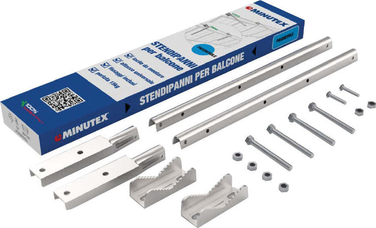 STENDIBIANCHERIA-PIEGHEVOLE-PER-BALCONE-verniciato-bianco