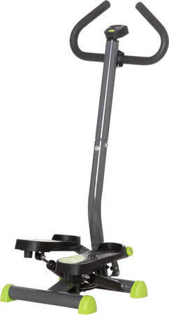Stepper-con-Manubrio-e-Monitor-LCD,-Pedali-Antiscivolo-e-Struttura-in-Acciaio-e-ABS,-55x44x108Acm,-Grigio-e-Verde-TG9A90-263GYTG9